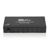 Cablesson HDelity 1x4 HDMI Splitter mit 4K2K mit XO Platinum 1,5 m High Speed HDMI-Kabel mit Ethernet - Schwarz