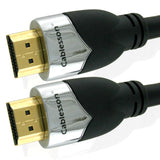 Cablesson Prime 1m High Speed HDMI Kabel (HDMI Typ A, HDMI 2.1/2.0b/2.0a/2.0/1.4) - 4K, 3D, UHD, ARC, Full HD, Ultra HD, 2160p, HDR - fÃ¼r PS4, Xbox One, Wii, Sky Q, LCD, LED, UHD, 4k Fernsehern - schwarz