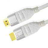 Mackuna Flex **Neueste Version** 1M (1 Meter) HDMI Flexibel Kabel **verfÃ¼gt Ã¼ber Dreh- und Schwenkbare Stecker 24K Gold** mit Ethernet (Neueste Version 2.0 / 1.4a 21 Gbps) 1080p, 4k2k, PS4, XBOX ONE, DVD, Blu-ray, SKY HD, UHD, FULL HD LCD, PLASMA & LED TVs, 3D TV , ARC, Dolby TrueHD Audiowiedergabe